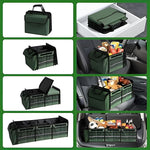 Organizator Auto pentru Portbagaj, Flippy, Model Pliabil, din Panza, cu Geanta Termoizolanta Detasabila, 3