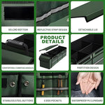 Organizator Auto pentru Portbagaj, Flippy, Model Pliabil, din Panza, cu Geanta Termoizolanta Detasabila, 3