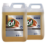 Pachet CIF Professional Wood Floor Cleaner – Detergent pentru Pardoseli din Lemn 2×5 L