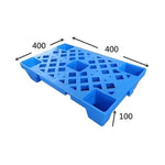 Palet de Transport, Flippy, 40 x 40 x 10 cm, din Plastic durabil, Palet pentru Stivuitor in Depozit, Rezistent la