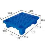 Palet de Transport, Flippy, 40 x 40 x 12 cm, din Plastic durabil, Palet pentru Stivuitor in Depozit, Rezistent la