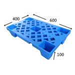 Palet de Transport, Flippy, 60 x 40 x 10 cm, din Plastic durabil, Palet pentru Stivuitor in Depozit, Rezistent la