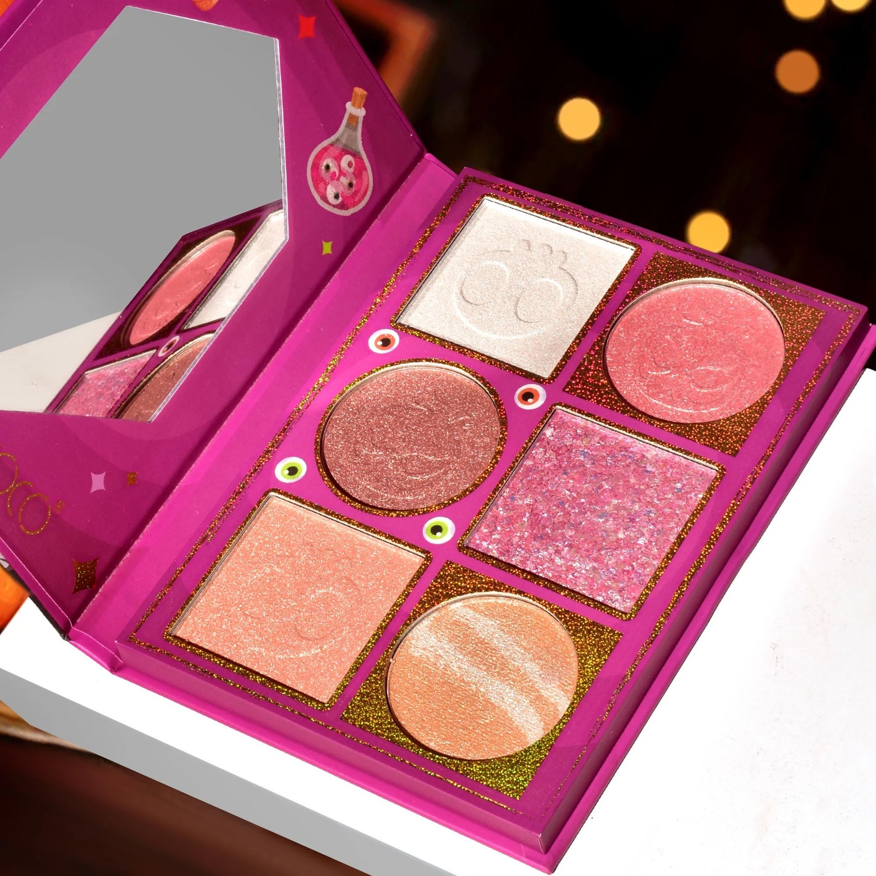 Paleta Iluminatoare, Flippy, 6 Nuante, Halloween, Culori Calde, Dreptunghiulara, 160g, Valabilitate 24 Luni,