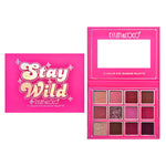 Paleta de Machiaj, KEVIN & COCO, Stay Wild. Fard de Pleoape, 12 culori, 13.6 x 10.4 x 0.9 cm