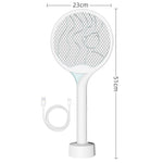 Paleta Electrica pentru Tantari, Muste si Tantari 2in1, Flippy, Reincarcabila, Incarcare USB, 2600V, Plastic, Casa si