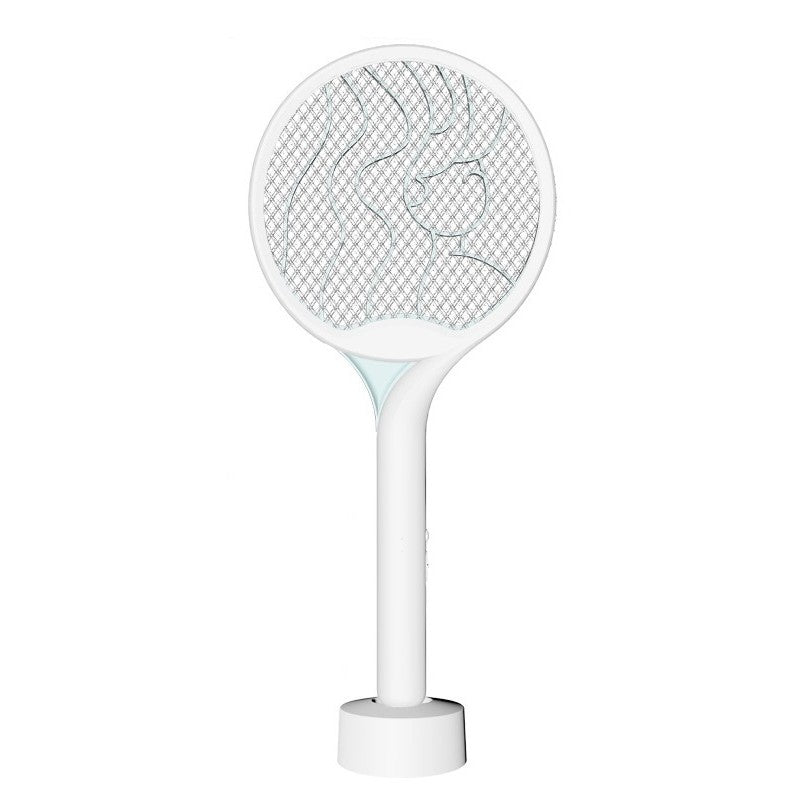 Paleta Electrica pentru Tantari, Muste si Tantari 2in1, Flippy, Reincarcabila, Incarcare USB, 2600V, Plastic, Casa si