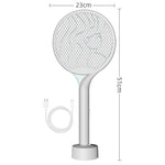 Paleta Electrica pentru Tantari, Muste si Tantari 2in1, Flippy, Reincarcabila, Incarcare USB, 2600V, Plastic, Casa si