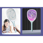 Paleta Electrica pentru Tantari, Muste sau Insecte LED, Flippy, Reincarcabila, Incarcare USB, Plastic, Casa si Gradina,