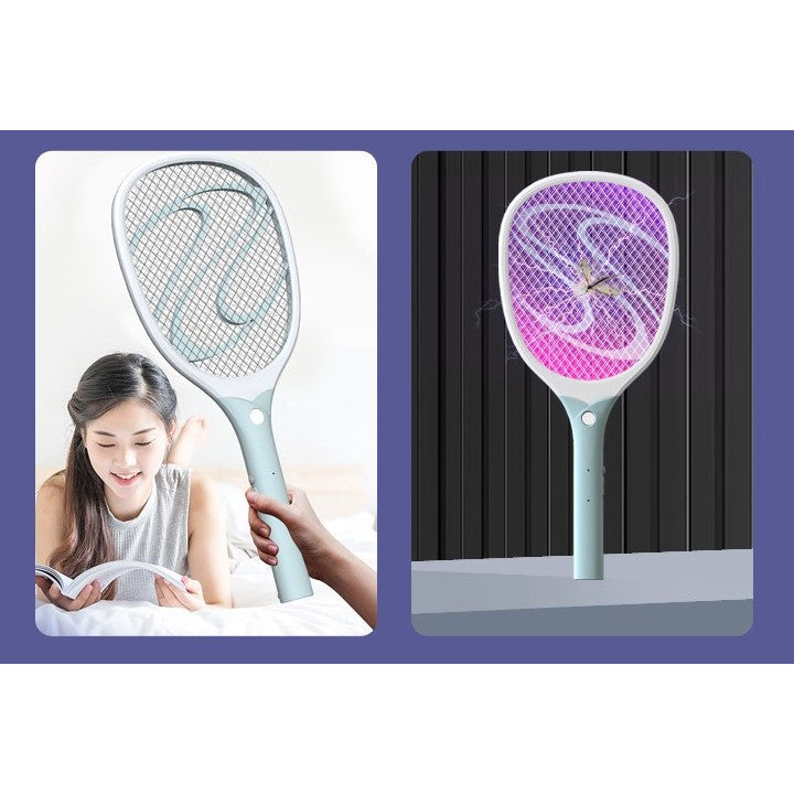 Paleta Electrica pentru Tantari, Muste sau Insecte LED, Flippy, Reincarcabila, Incarcare USB, Plastic, Casa si Gradina,
