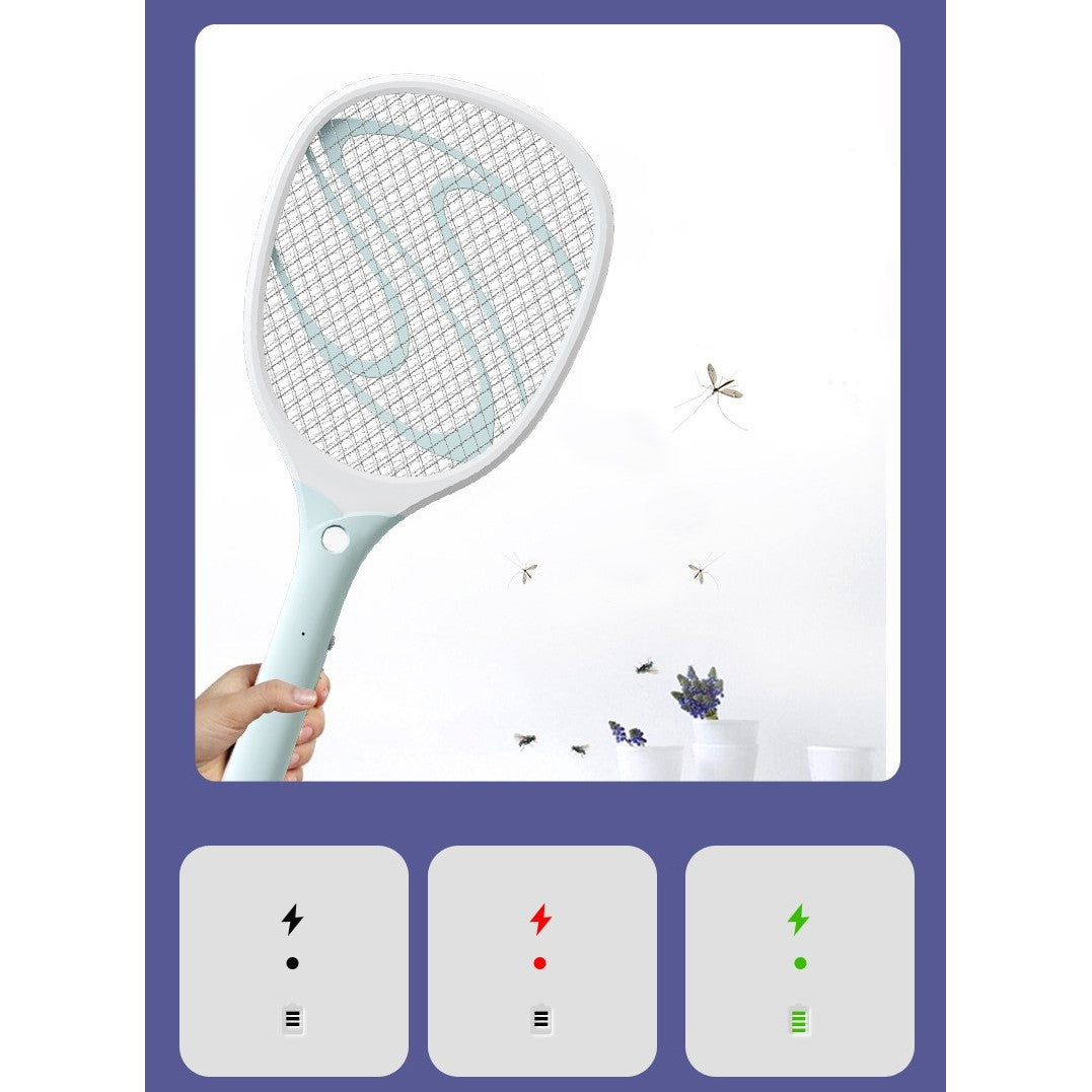 Paleta Electrica pentru Tantari, Muste sau Insecte LED, Flippy, Reincarcabila, Incarcare USB, Plastic, Casa si Gradina,