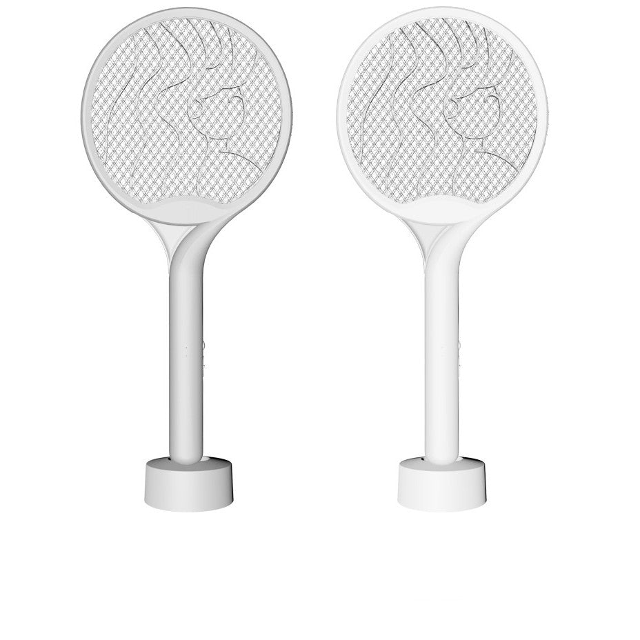 Paleta Electrica pentru Tantari, Muste si Tantari 2in1, Flippy, Reincarcabila, Incarcare USB, 2600V, Plastic, Casa si