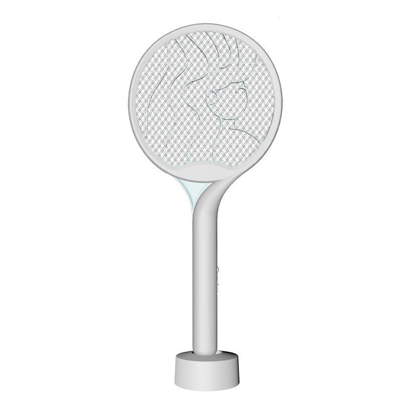 Paleta Electrica pentru Tantari, Muste si Tantari 2in1, Flippy, Reincarcabila, Incarcare USB, 2600V, Plastic, Casa si
