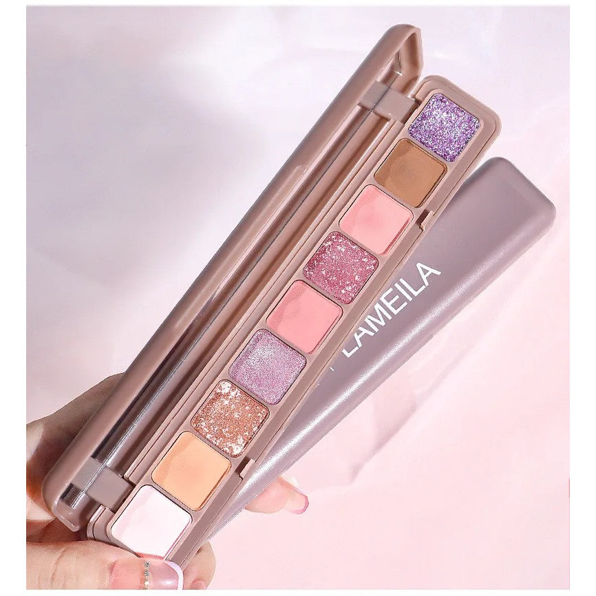 Paleta Farduri Flippy, 9 Culori, Farduri Mate si Sidefate, Rezistenta la Apa, Oglinda, 10 g, 9 x 3 x 2 cm, Valabilitate