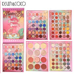 Paleta farduri Kevin&Coco, 117 culori, 4 straturi, rotativa, iluminator si blush inclus, dreptunghiulara, 112g, 20.8 x