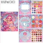 Paleta farduri Kevin&Coco, 69 nuante, blush, iluminator, conturing, deschidere tip carte, 18.6 x 16.5 cm, 97 g,