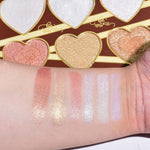 Paleta Iluminatoare, Kevin & Coco, 6 Nuante, Be Mine, Culori Calde, Dreptunghiulara, 140 g, Valabilitate 24 Luni,