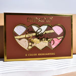 Paleta Iluminatoare, Flippy, 6 Nuante, Be Mine, Culori Calde, Dreptunghiulara, 140 g, Valabilitate 24 Luni,