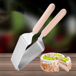 Paleta pentru Taiat si Servit Prajituri, Flippy, Otel Inoxidabil, Maner Usor de Prins, Divizor Triunghiular, 27 x 12