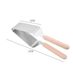 Paleta pentru Taiat si Servit Prajituri, Flippy, Otel Inoxidabil, Maner Usor de Prins, Divizor Triunghiular, 27 x 12