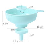 Palnie din plastic 3 in 1 Flippy, doua dimensiuni de scurgere, cu filet si filtru, diametru scurgere 5.4 cm, 11.5 x