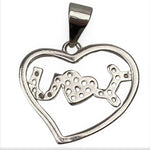 Pandantiv Argint 925 Inima I love u, 1.89 g