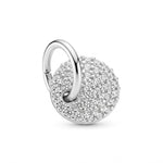 Pandativ din Argint 925, Jolie Silver, pentru Dama, Model Banut cu Cristale de Zirconiu Cubic, 0.61 g, Design Fin si
