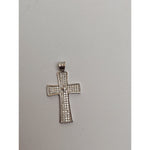 Pandantiv, Jolie Silver, Argint 925, Model Cruce cu Pietre, 2.6 G, 3 x 2 Cm