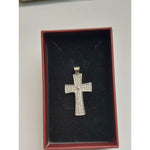 Pandantiv, Jolie Silver, Argint 925, Model Cruce cu Pietre, 2.6 G, 3 x 2 Cm