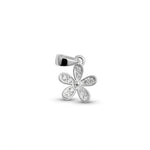 Pandativ din Argint 925, Jolie Silver, pentru Dama, Model Floare cu Pietre, 0.5 g, Design Fin si Elegant, Argintiu