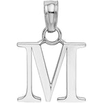Pandantiv din Argint 925 Jolie Silver, Litera M, 18 x 9 mm, 1.4 g