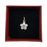 Pandantiv din Argint 925, Jolie Silver, pentru Dama, Model Floare Cu Pietre de Zirconiu Cubic, 1 x 1 cm, 0.9 g,