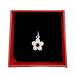 Pandantiv din Argint 925, Jolie Silver, pentru Dama, Model Floare Cu Pietre de Zirconiu Cubic, 1 x 1 cm, 0.9 g,