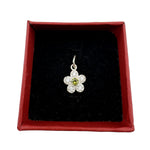 Pandantiv din Argint 925, Jolie Silver, pentru Dama, Model Floare Cu Pietre de Zirconiu Cubic, 1 x 1 cm, 0.9 g,