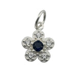 Pandantiv din Argint 925, Jolie Silver, pentru Dama, Model Floare Cu Pietre de Zirconiu Cubic, 1 x 1 cm, 0.9 g,