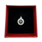 Pandantiv din Argint 925, Jolie Silver, pentru Dama, Model Trifoi cu Pietre de Zirconiu Cerc, 1 x 1 cm, 0.9 g, Argintiu
