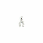 Pandantiv Argint 925, Jolie Silver, Potcoavă Cu Pietre, 0.66g