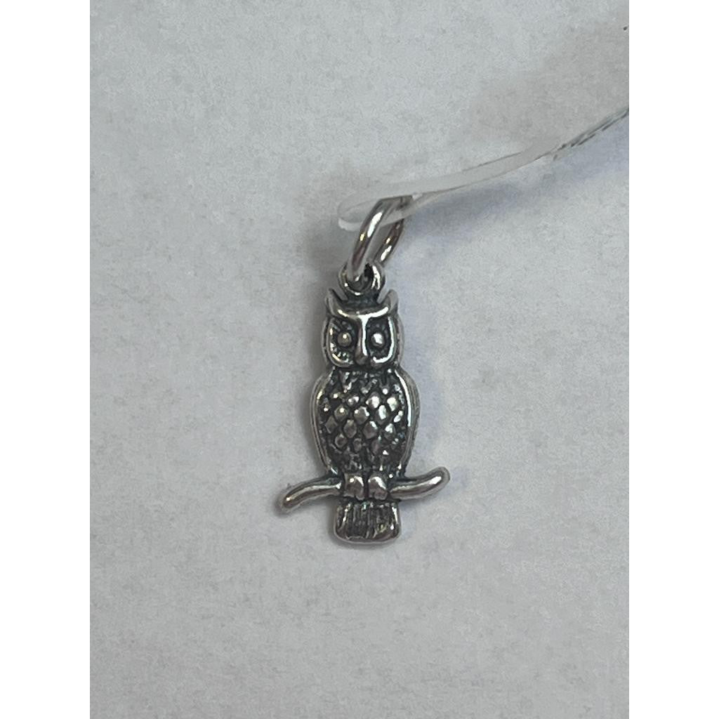 Pandantiv, Jolie Silver, Argint 925, Model Bufnita Pe Creanga, 1.6 g, 2 x 1 cm