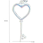 Pandantiv, Jolie Silver, Argint 925, Model Cheie, 35 x 11 mm, 0.9 g