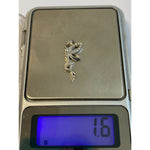 Pandantiv, Jolie Silver, Argint 925, Model Zana cu Pietre, 1.6 g, 25x10 mm