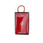 Pandantiv din Argint 925, Jolie Silver, pentru Dama, Model Inima Contur Minizirconii, 0.52 g, 1 x 1 cm, Argintiu
