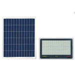 Proiector LED cu Panou Solar Flippy, Senzor de lumina, Waterproof, 140 LED-uri incorporate, 65W, 19.5x17 cm, 3000 mAh,