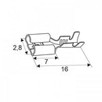 Papuc cositorit mama 2.8mm