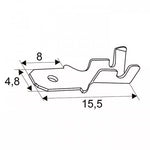 Papuc cositorit tata 4.8mm