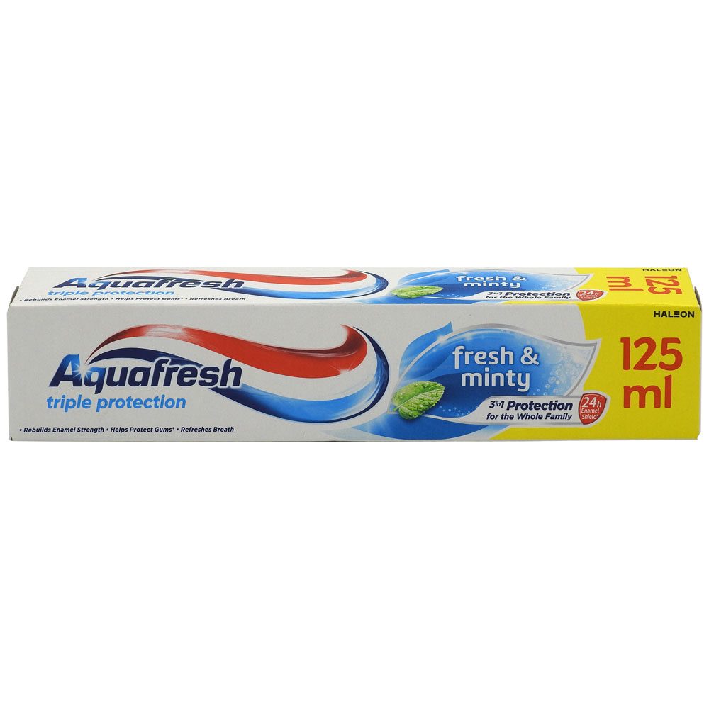 Pasta de Dinti, Aquafresh, 125 ml Fresh Minty