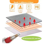 Patura Cu Incalzire Electrica, Flippy, 100 W, 160x130 cm, 3 Trepte De Incalzire, Flanel, Gri