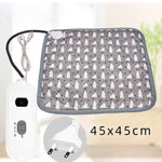 Patura electrica pentru animale de companie, perna pentru caini, 45 x 45 cm, 25W, 2 trepte de reglaj perna pentru
