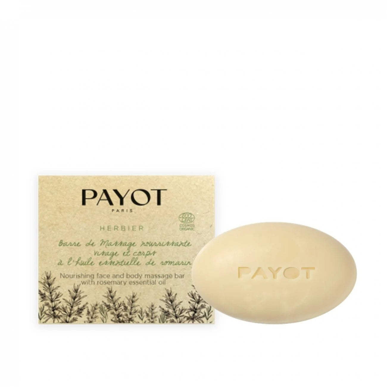 Payot, Herbier, Hrănitor, Săpun de masaj, Ulei esențial de rozmarin, Pentru față și corp, 50 g - Olmarkt