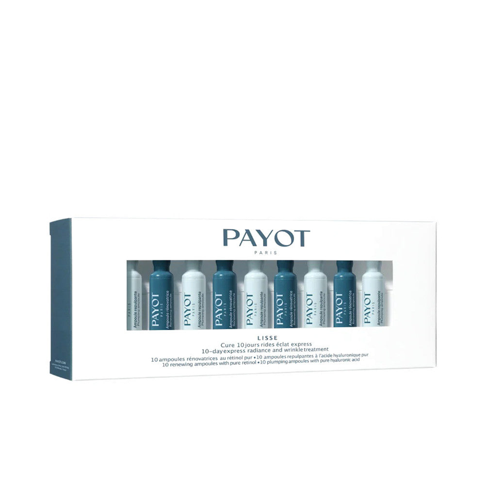 Set, Payot, Lisse, Ingrediente naturale, Anti-îmbătrânire, Zi & Noapte, Ser tratament în fiole, Pentru față, Pentru femei, 20 buc, 20 ml