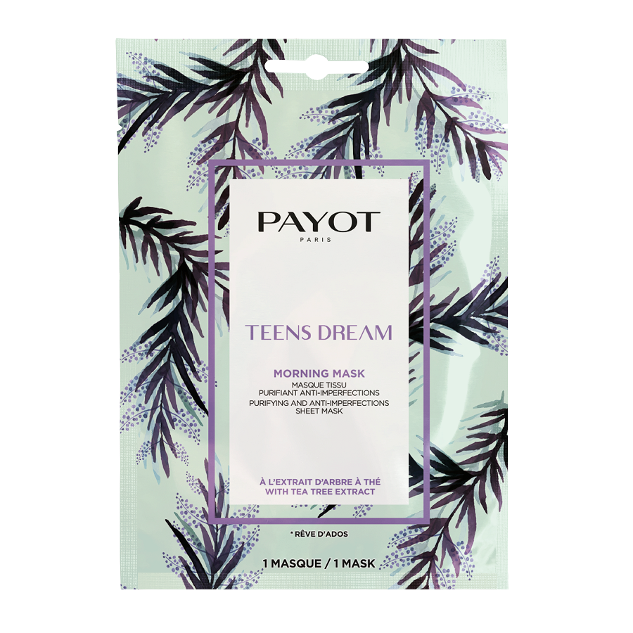 Payot, Teens Dream, Extract de ceai alb, Purificare, Mască facială, Pentru față, Dimineață, 19 g