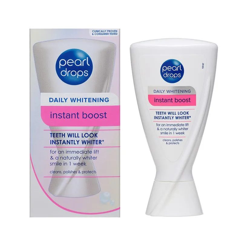 Gel pentru Albirea Dintilor, Pearl Drops, Instant Boost, 50 ml